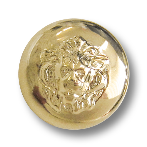 Vornehme Knöpfe mit Löwenkopf aus leichtem Metallblech