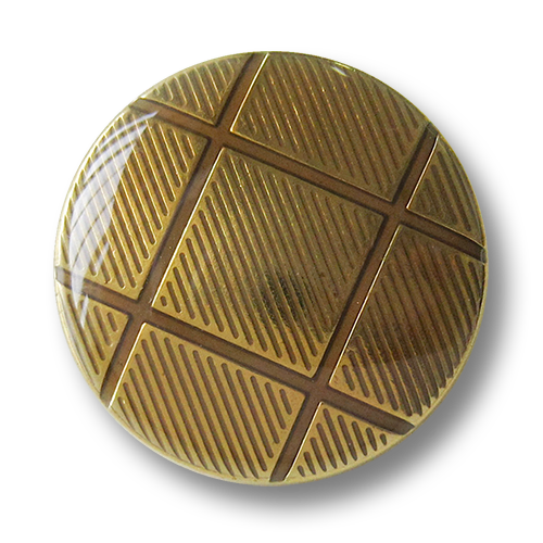 www.knopfparadies.de - 1617go - Metallknöpfe in gold mit grafischem Muster