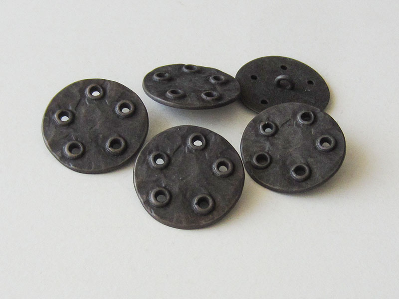 www.Knopfparadies.de - 0295ed - Mittelalterliche Metallknöpfe