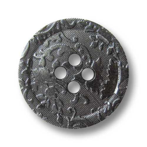 www.Knopfparadies.de - 4140ti - Kupferfarbene Ornamentknöpfe mit Barock Muster