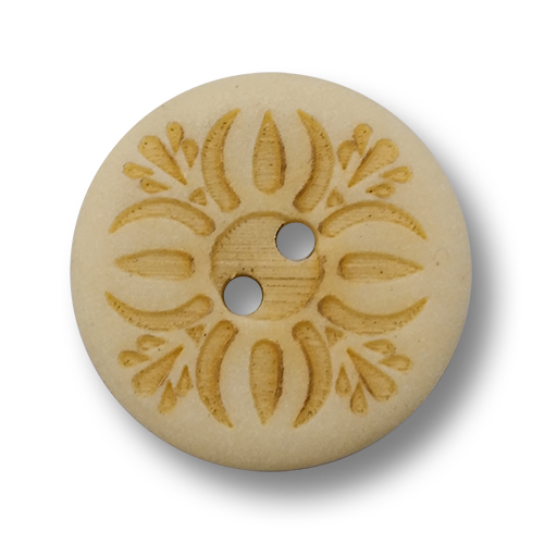 www.knopfparadies.de - 4529be - Trachtenknöpfe aus Kunststoff, fast wie Beinknöpfe