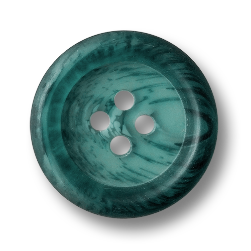 www.knopfparadies.de - 3530pt - Petrolfarbene Kunststoffknöpfe