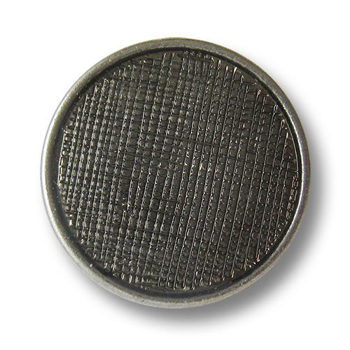 www.Knopfparadies.de - 1501si - Silberne Metallknöpfe mit Netz Struktur
