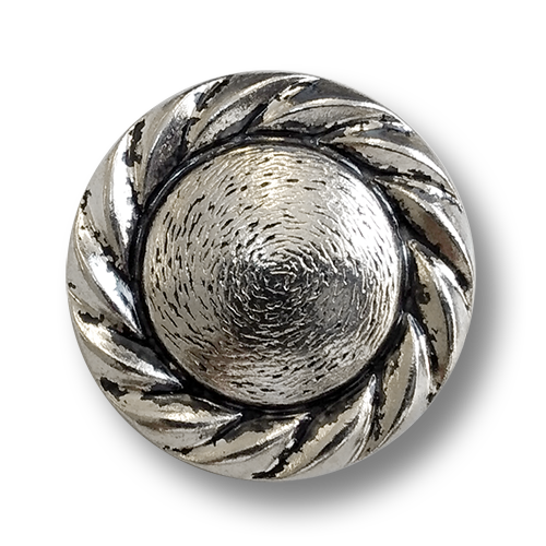 www.knopfparadies.de - 5227si - Silberfarbene Metallknöpfe