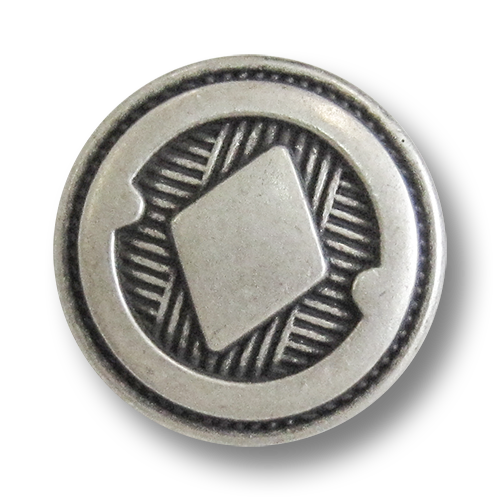 www.knopfparadies.de - 3906as - Altsilberfarbene Trachtenknöpfe aus Metall