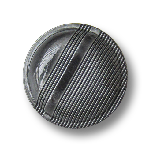 www.knopfparadies.de - 3687sc - Schwere Metallknöpfe mit interessantem Muster aus Rillen