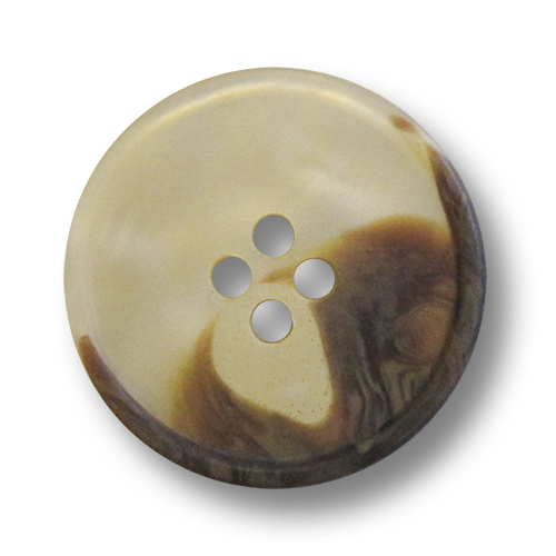 Schlichter naturfarbener Knopf