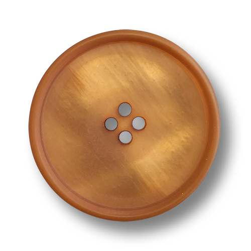 www.knopfparadies.de - 2551br - Braun schimmernde Mantelknöpfe aus Kunststoff