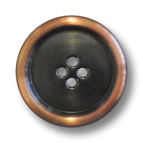 www.Knopfparadies.de - 5962tr - Leichte Metallknöpfe in edler Tricolor-Optik