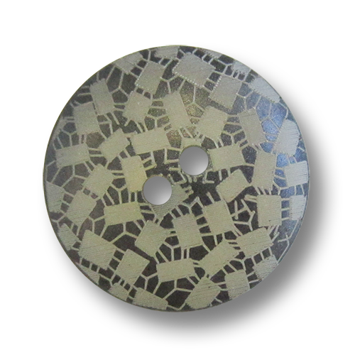 www.knopfparadies.de - 3747sc - Interessante Kunststoffknöpfe in milchig transparent.schwarz