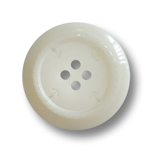 www.knopfparadies.de - 2304nw - Naturweiße Kunststoffknöpfe mit maritimen Motiv