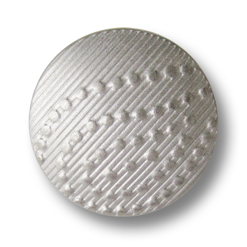 www.Knopfparadies.de - 5934si - Attraktive Designerknöpfe aus leichtem Metallblech in Silber