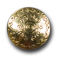 Nostalgische altgoldfarbene Metallknöpfe