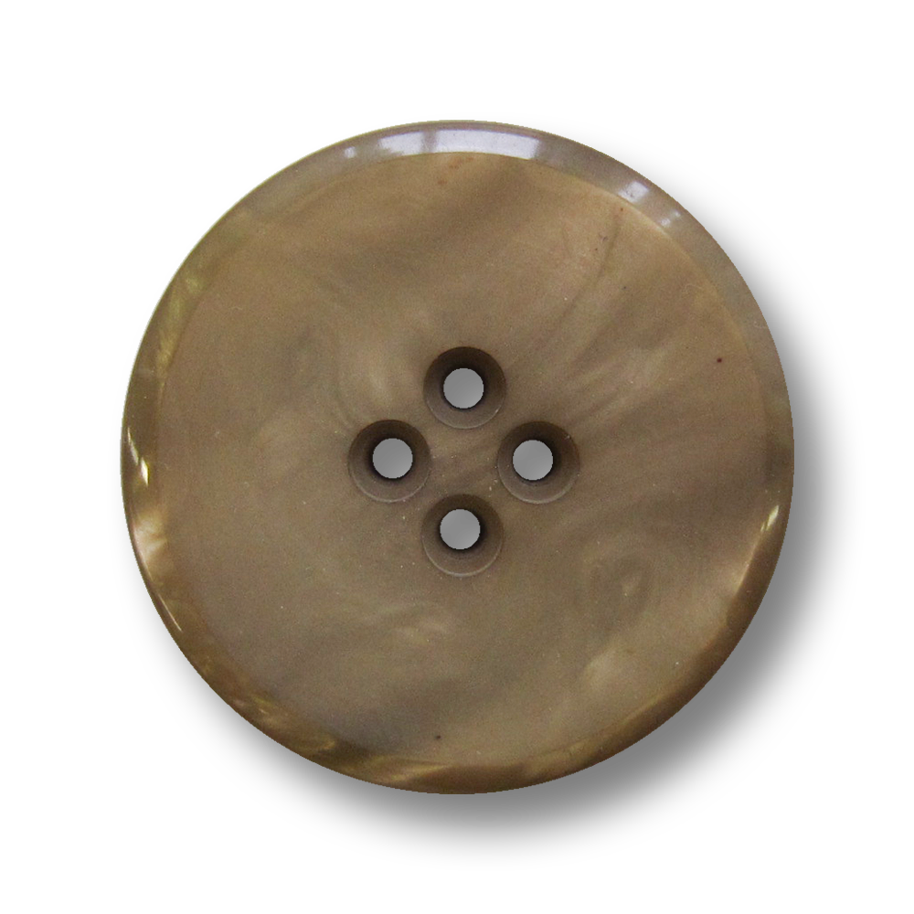 Sehr großer brauner Mantel Knopf in Perlmutt Optik