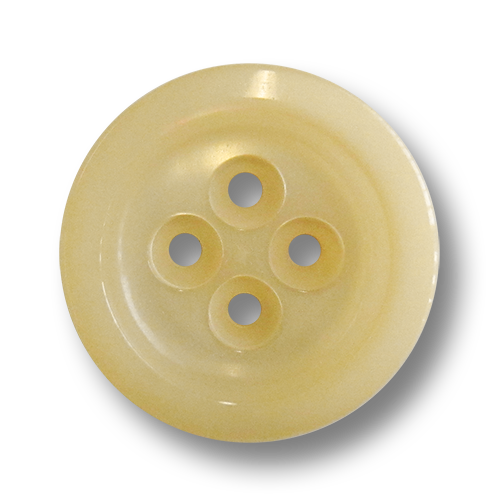 www.Knopfparadies.de - 3031ap - Hübsch schimmernde Kunststoffknöpfe in Gelb