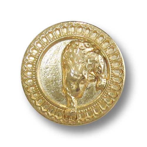 www.knopfparadies.de - 0562gg - Glänzend goldfarbene Designerknöpfe