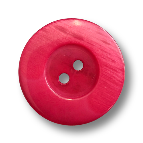www.knopfparadies.de - 5924ma - Dunkel pink eingefärbte Mantelknöpfe aus Kunststoff