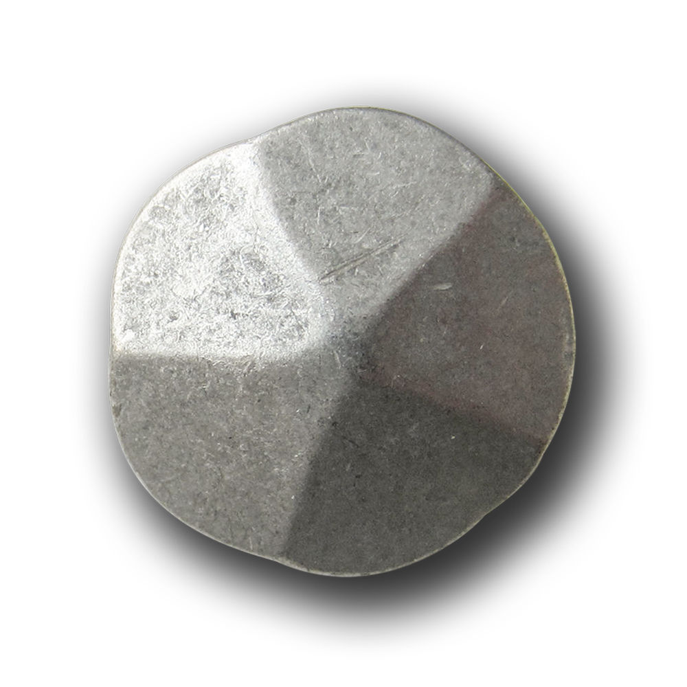 Alt wirkender Metall Ösen Knopf in Regenschirm Form