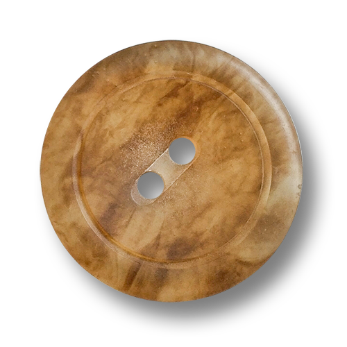 www.knopfparadies.de - 3475br - Leicht transparente Kunststoffknöpfe