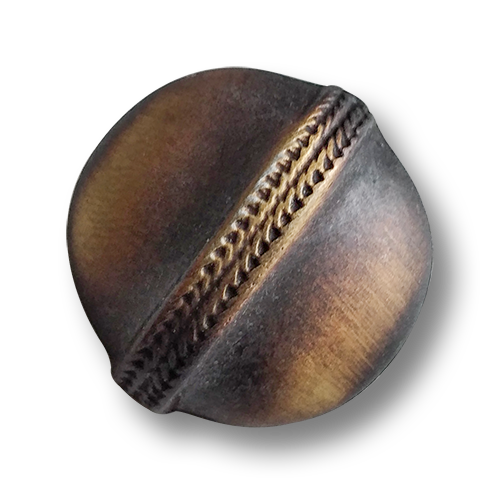 www.knopfparadies.de - 6059tr - Ausgefallene Metallknöpfe mit Zierband