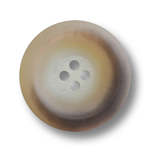 www.knopfparadies.de - 4289br - Beige-braun schimmernde Mantelknöpfe aus Kunststoff