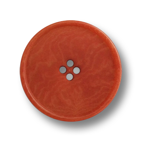 www.knopfparadies.de - 6859zr - Korallrote Steinnuss-Knöpfe 4-Loch