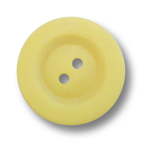 www.knopfparadies.de - 2836ge - Gelbe Kunststoffknöpfe mit 2 Löchern