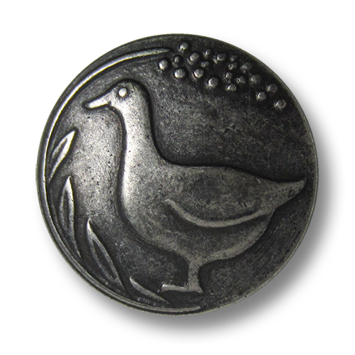 www.knopfparadies.de - 5727ei - Trachtenknöpfe mit Jagdmotiv: Gans