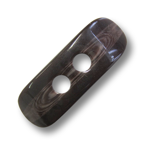 www.Knopfparadies.de - 5616db - Braune Knebelknöpfe aus Kunststoff