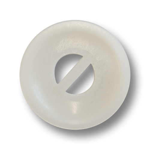 www.knopfparadies.de - 6212nw - Naturweiß schimmernde Kunststoffknöpfe