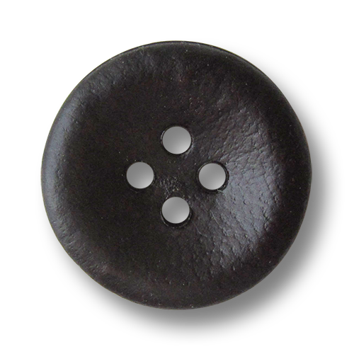 www.Knopfparadies.de - 3762db - Braune Vierlochknöpfe aus Kunststoff wie Lederknöpfe