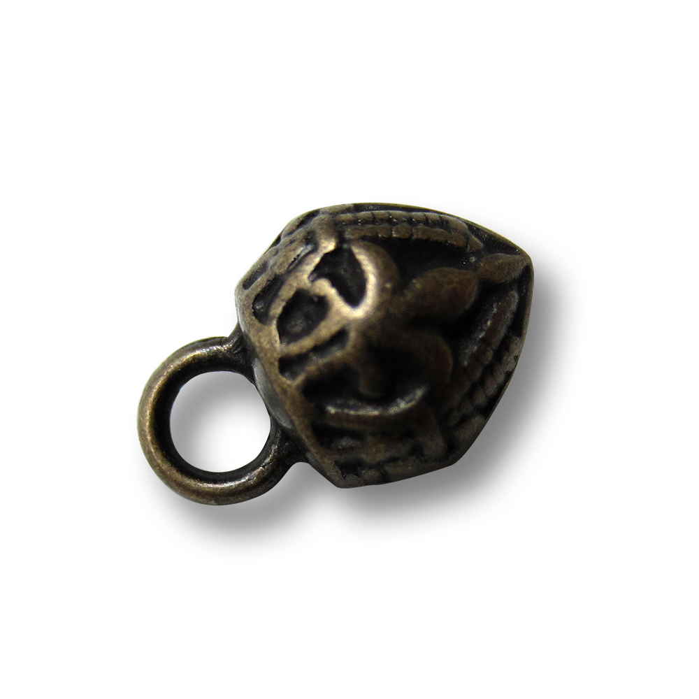 www.knopfparadies.de - f007am - Kleine Kugelknöpfe aus Metall