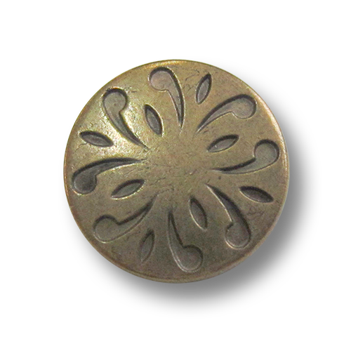 Kleiner altmessingfb. Metallknopf