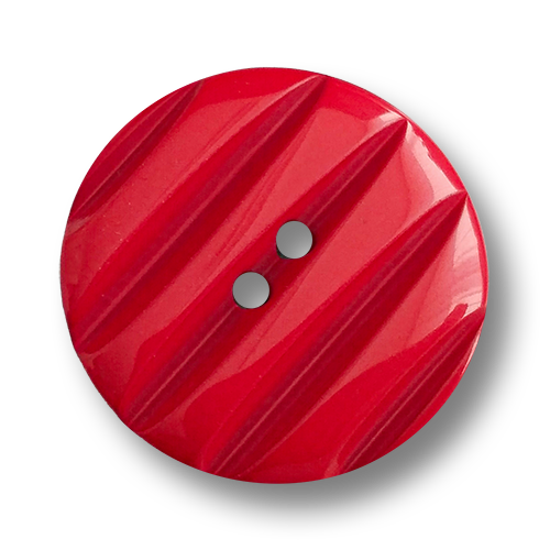 www.knopfparadies.de - 4734ro - Rote Mantelknöpfe aus Kunststoff
