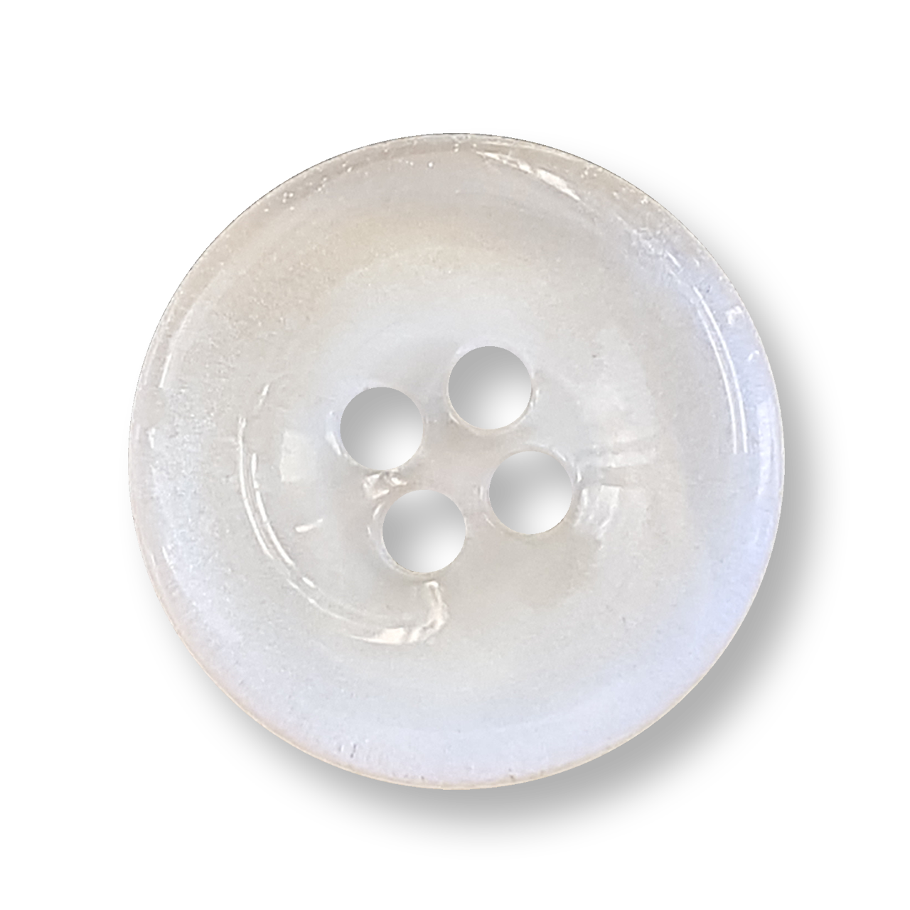Attraktiver irisierender Knopf wie Opal / Mondstein