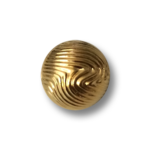 Leichter goldfarbener Kugelknopf