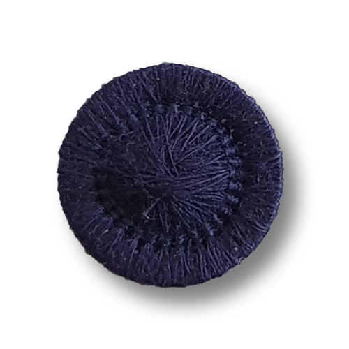 www.knopfparadies.de - 6413vi - Zwirnknöpfe, eingefärbt in dunklem Blau / Violett
