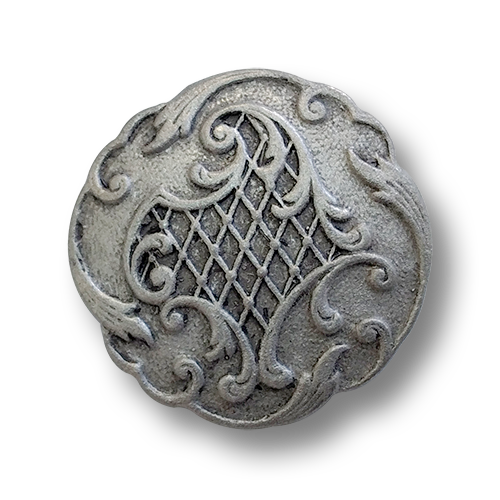 www.knopfparadies.de - 4515as - Altsilberfarbene Metallknöpfe, nostalgisches Design