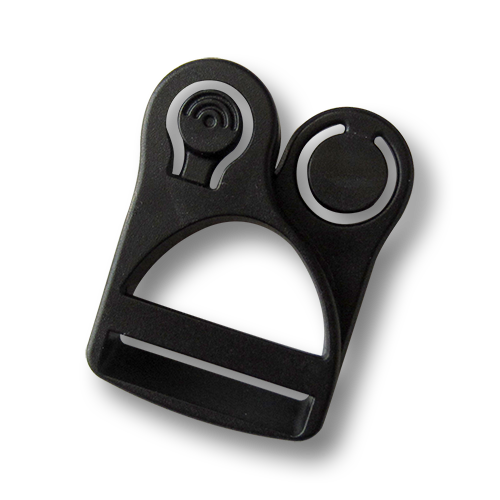 www.knopfparadies.de - 5868sc - innovative Clips / Rucksackverschlüsse / Click Verschlüsse