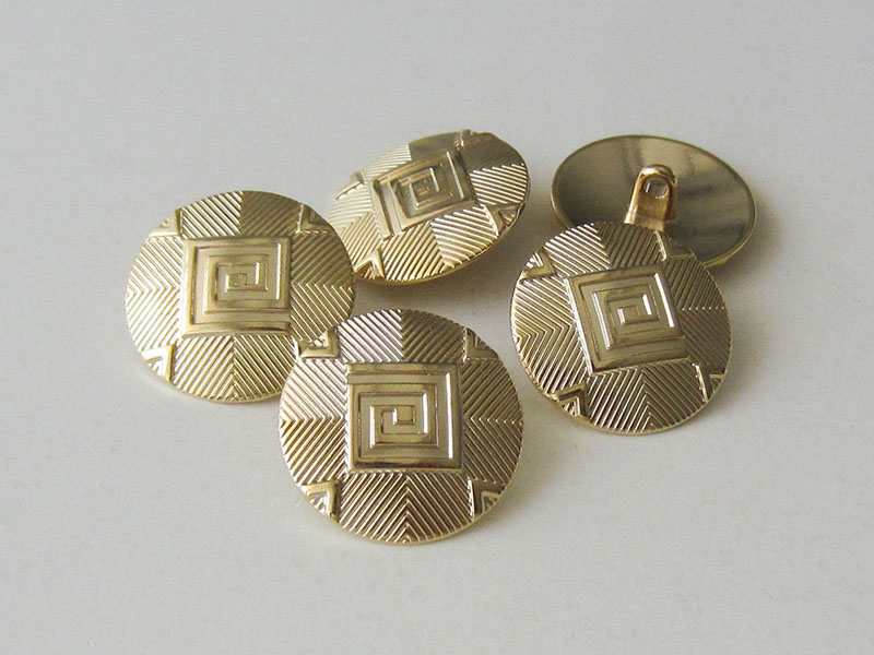 www.Knopfparadies.de - 1444go - Tolle Metallknöpfe mit Motiv