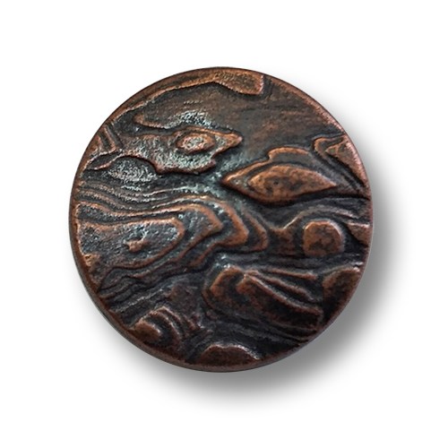 www.knopfparadies.de - 4541ku - Altkupferfarbene Kunststoffknöpfe
