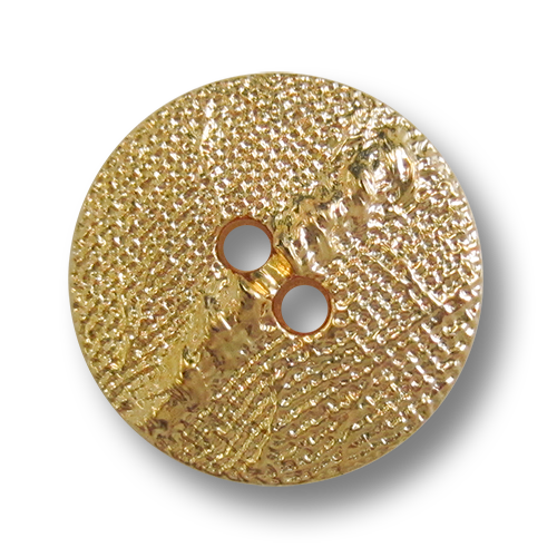www.knopfparadies.de - 3938go - Glänzend goldfarbene Kunststoffknöpfe