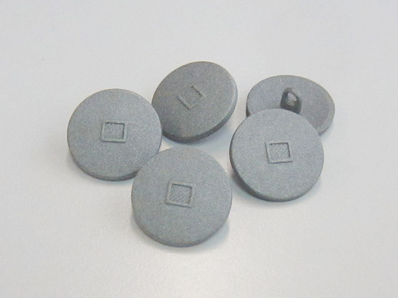 www.knopfparadies.de - 5972zn - Zinnfarbene, günstige BLazerknöpf, B-Ware