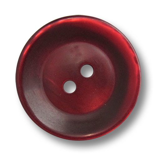www.knopfparadies.de - 5818dr - Dunkelrot schimmernde Mantelknöpfe aus Kunststoff