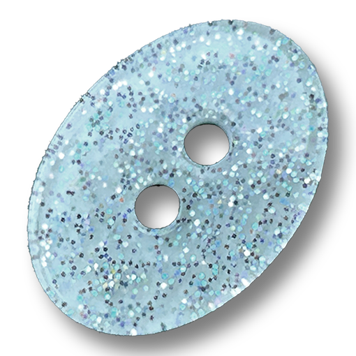Weiße Glitzerknöpfe aus Kunststoff – kleine Funkelstücke