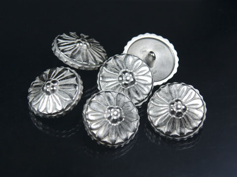 www.knopfparadies.de -  2658si - Trachtenknöpfe / Sonnenblume