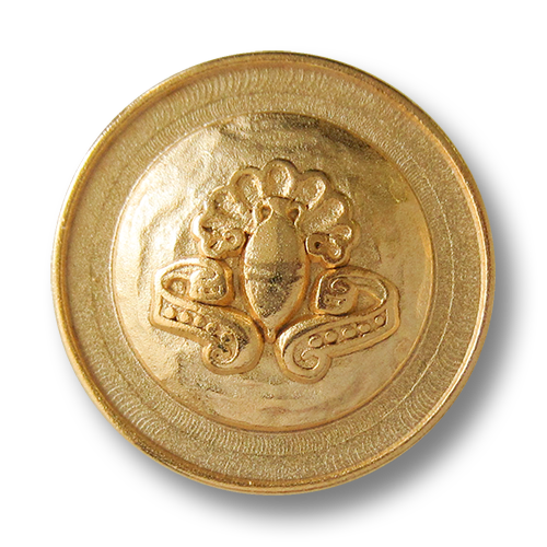 www.Knopfparadies.de - 1556go - Goldene Metallknöpfe mit antiker Amphore