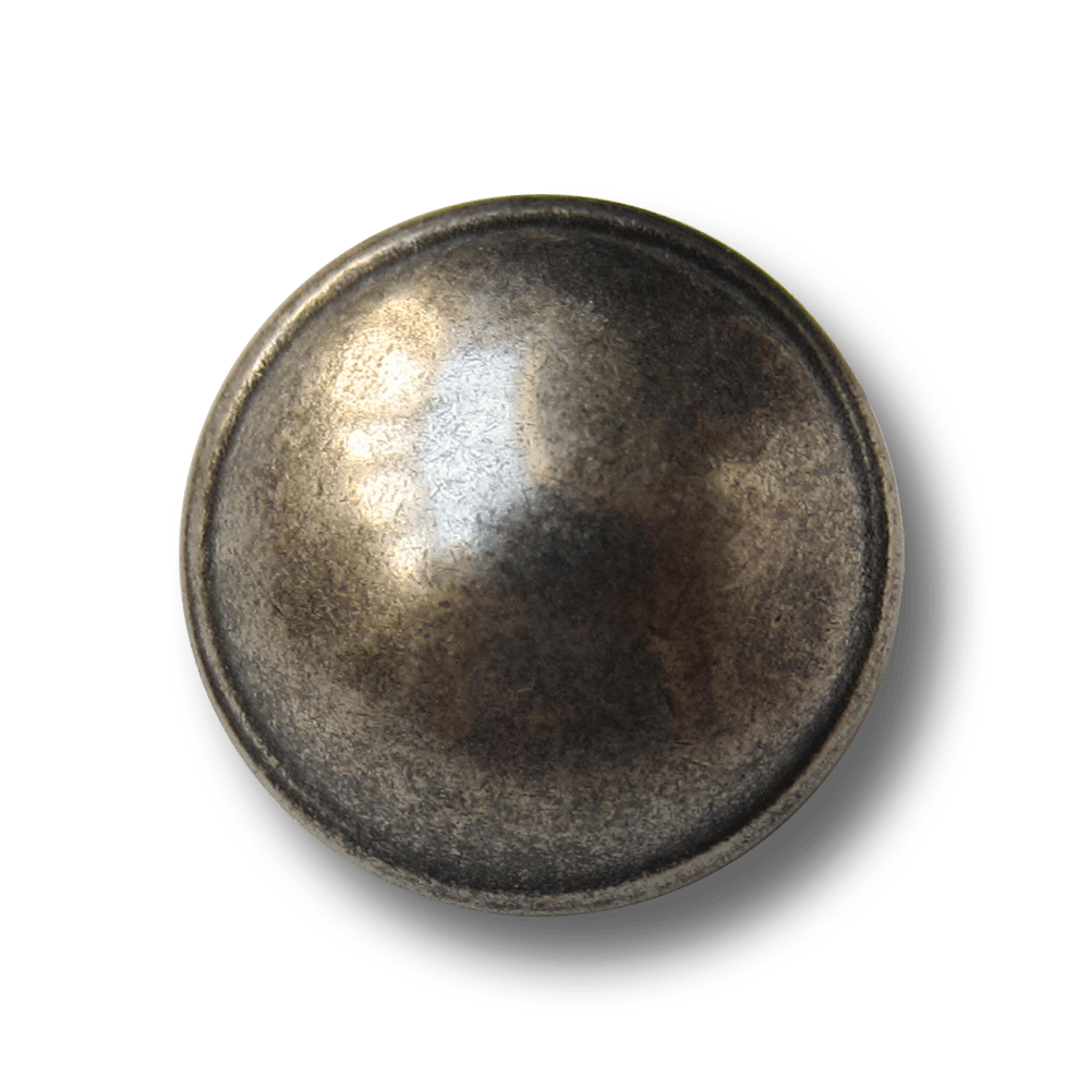 www.knopfparadies.de - 5487as - Stark gewölbte Metallknöpfe