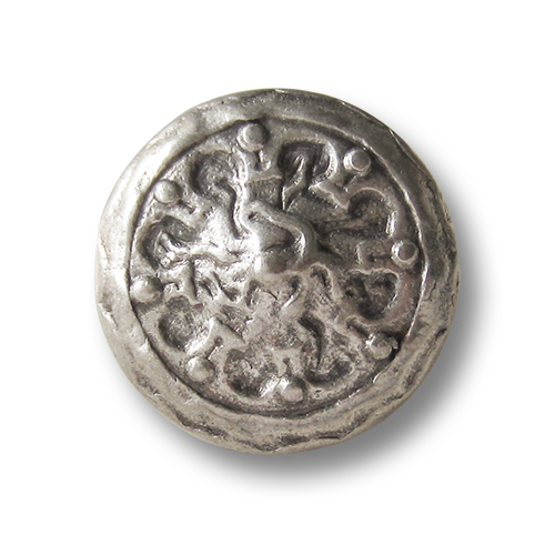 Interessante altsilberfarbene Metallknöpfe