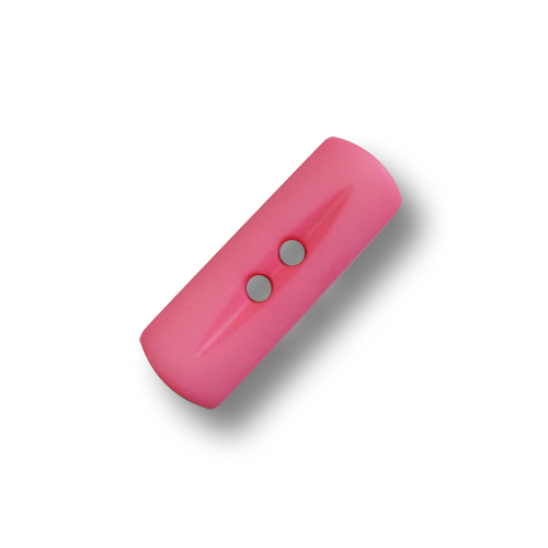 www.knopfparadies.de - 6303rs - Knallig pinke, kleine Knebelknöpfe aus Kunststoff